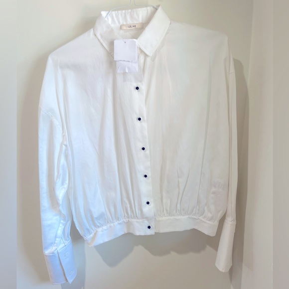 Celine Tuxedo Top - Picture 1 of 8